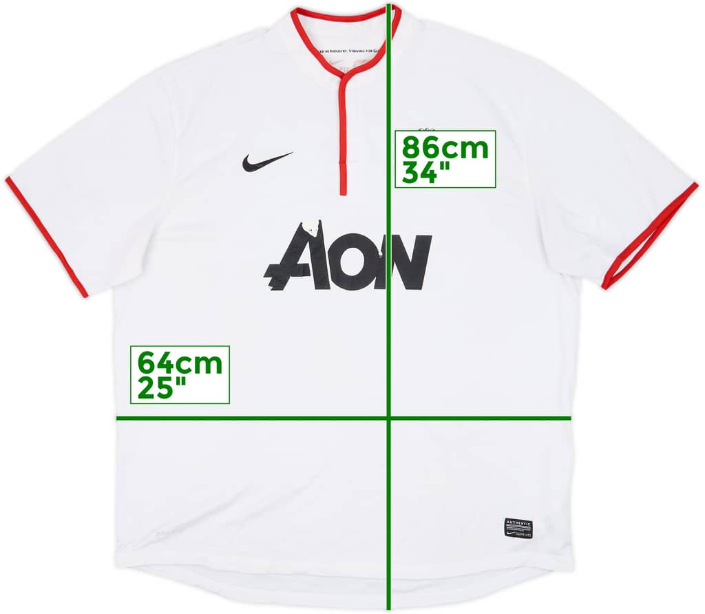 2012-14 Manchester United Away Shirt - 4/10 - (XXL)