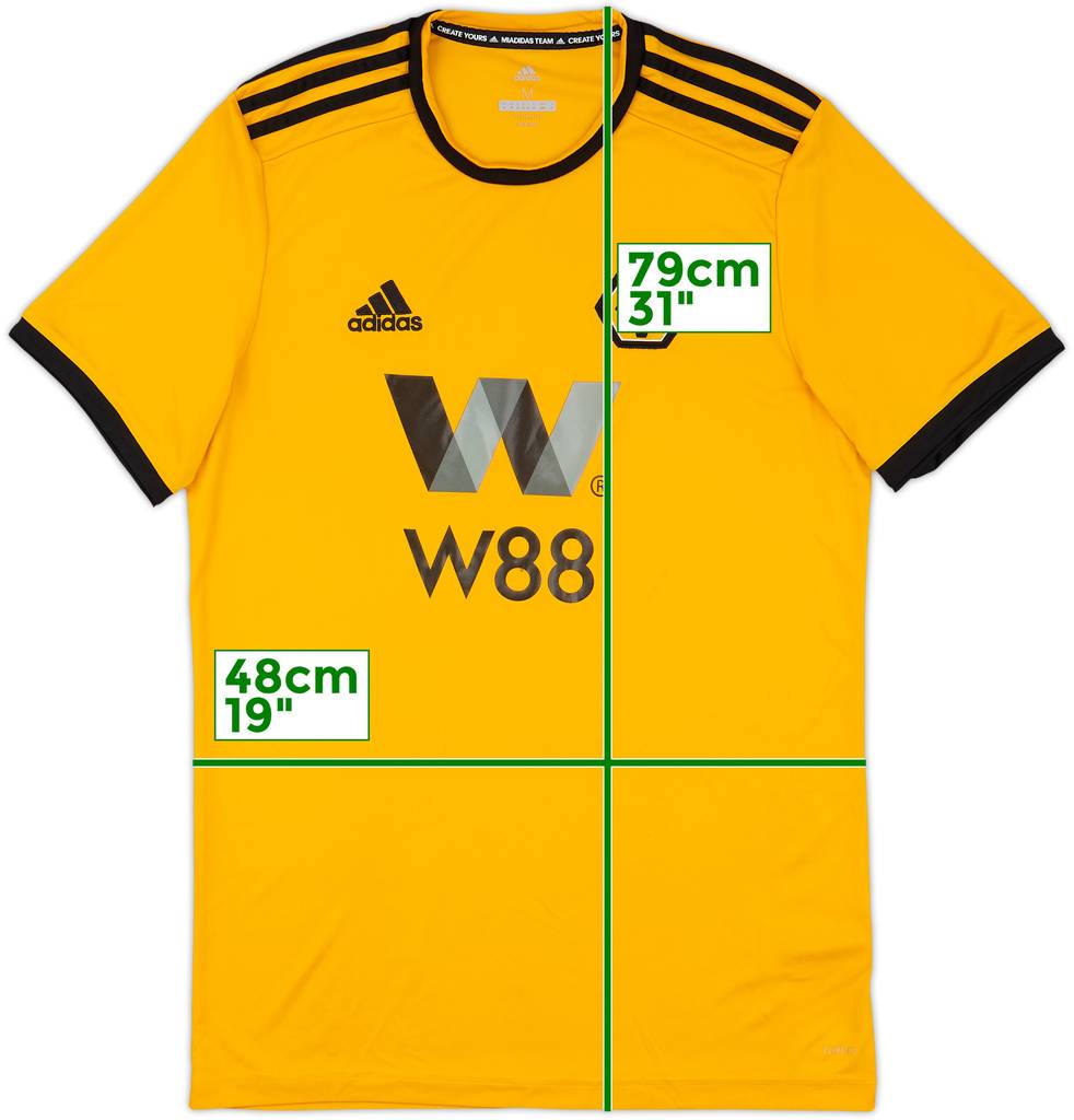 2018-19 Wolves Home Shirt - 5/10 - (M)