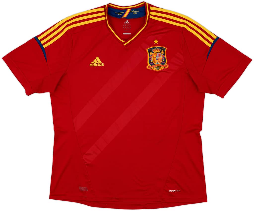 2011-12 Spain Home Shirt - 8/10 - (XL)