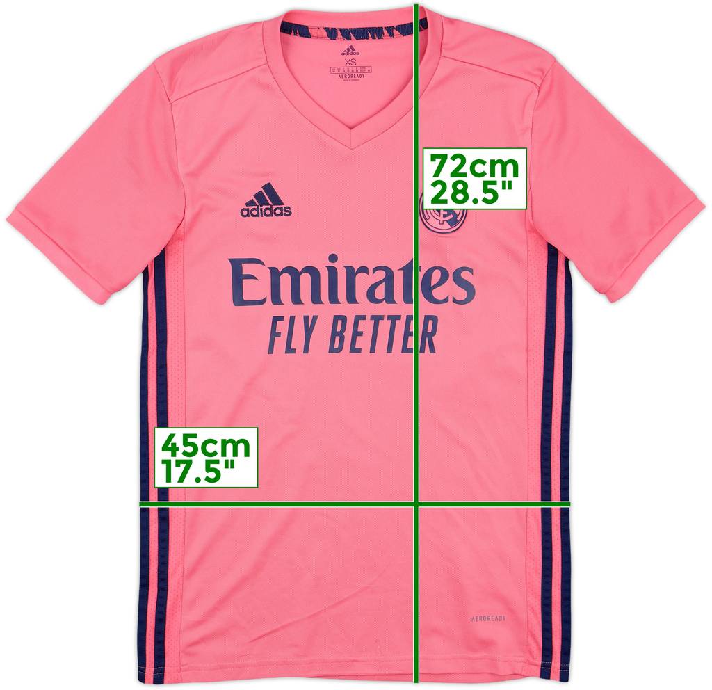 2020-21 Real Madrid Away Shirt - 9/10 - (XS)