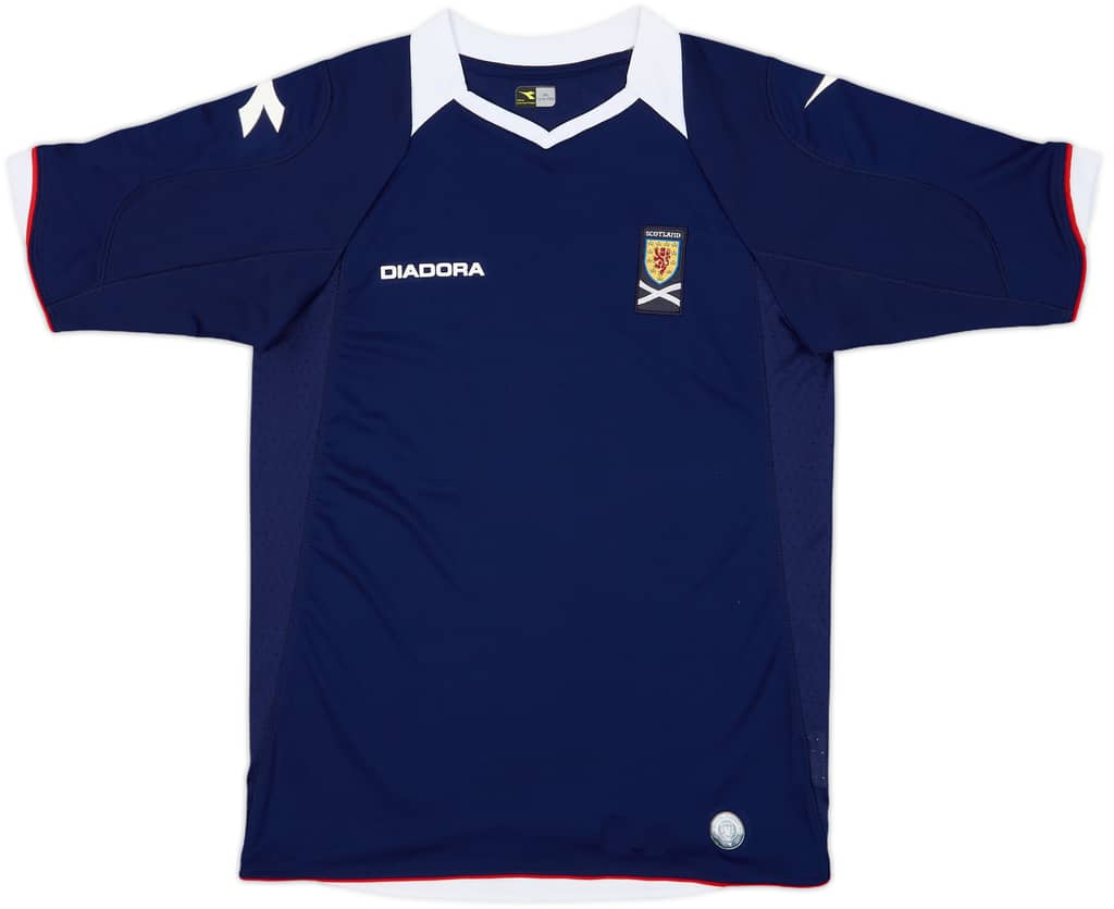 2008-09 Scotland Home Shirt - 9/10 - (L.Boys)