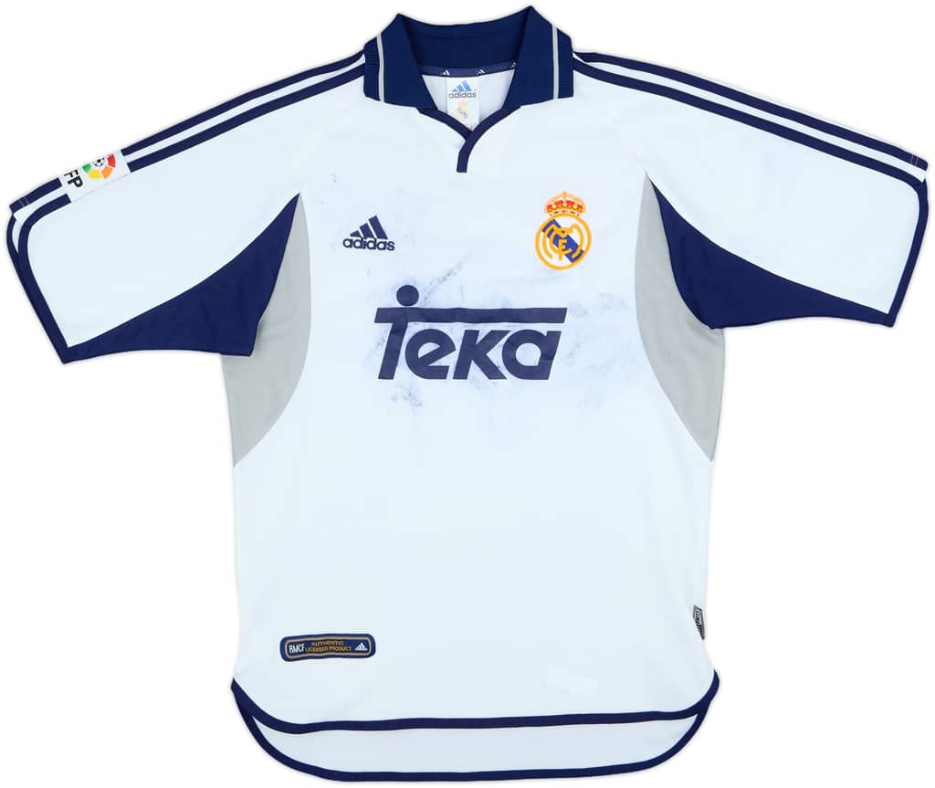 2000-01 Real Madrid Home Shirt - 4/10 - (S)