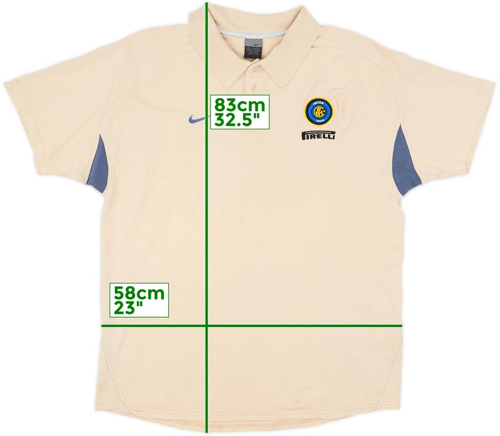 2002-03 Inter Milan Nike Polo Shirt - 7/10 - (L)