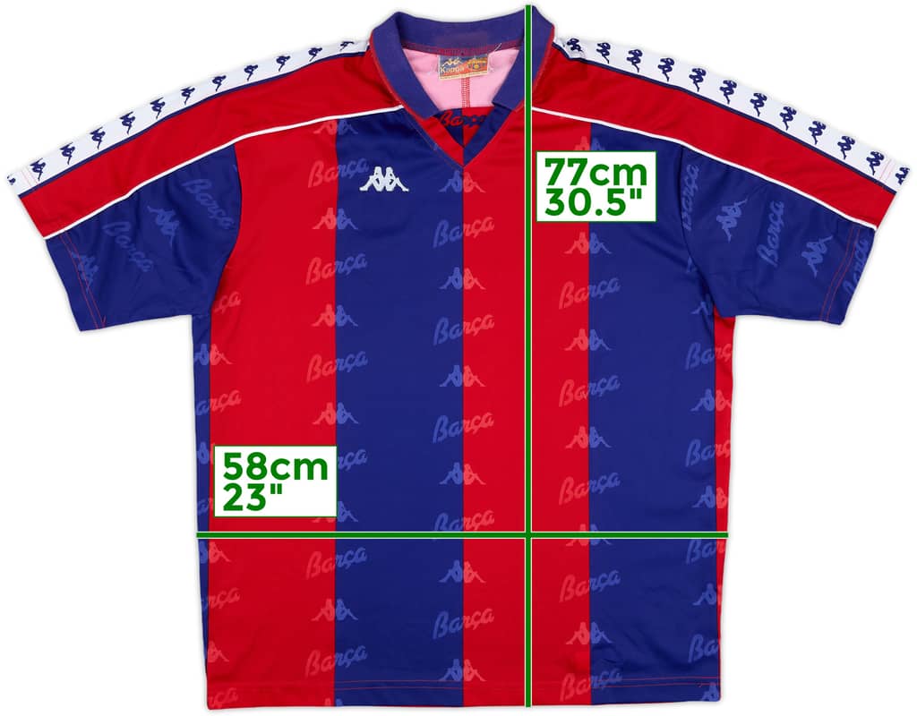 1992-95 Barcelona Home Shirt - 8/10 - (L)