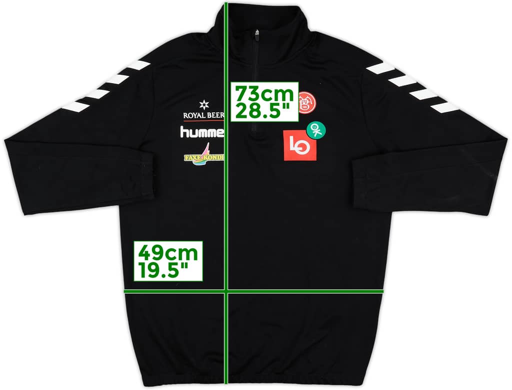 2018-19 Aalborg Hummel 1/4 Zip Drill Top - 7/10 - (S)