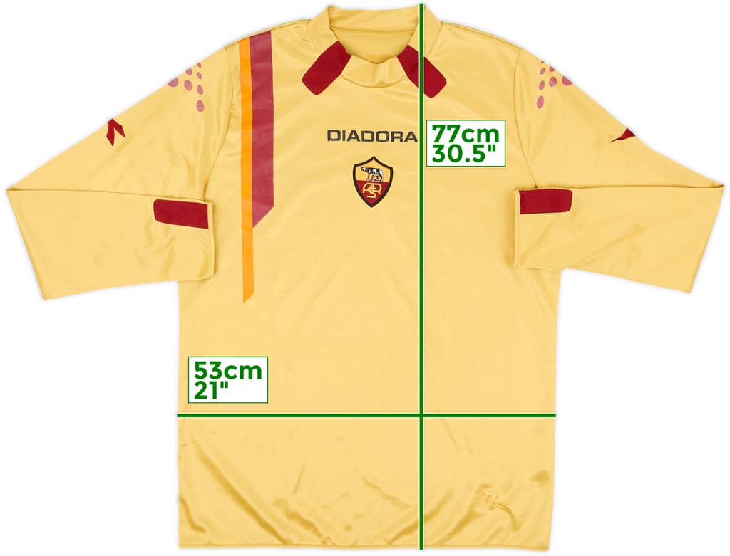 2005-06 Roma GK Shirt - 6/10 - (L)