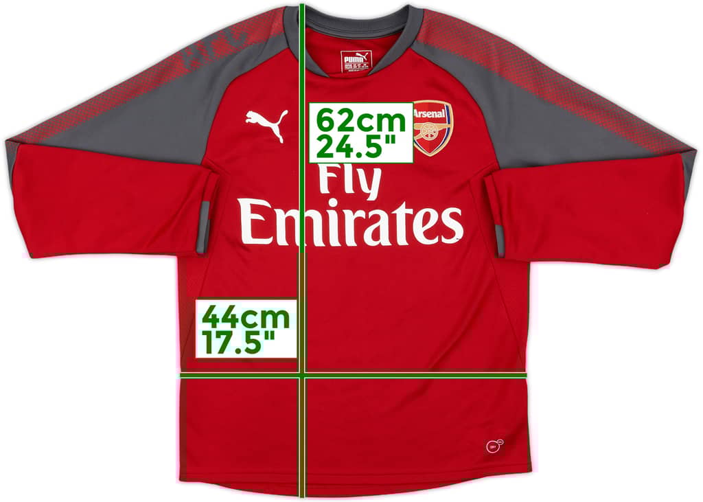 2017-18 Arsenal Puma Drill Top - 9/10 - (L.Boys)