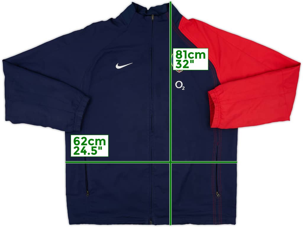 2004-05 Arsenal Nike Track Jacket - 8/10 - (L)