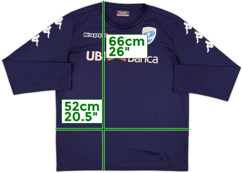 2018-19 Brescia Kappa Training L/S Shirt - 7/10 - (M)
