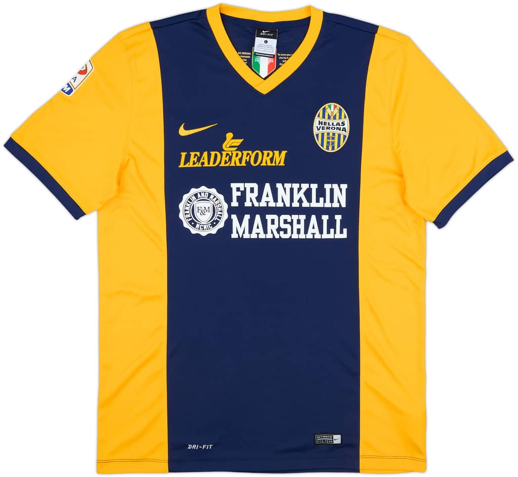 2014-15 Hellas Verona Home Shirt - 9/10 - (L)