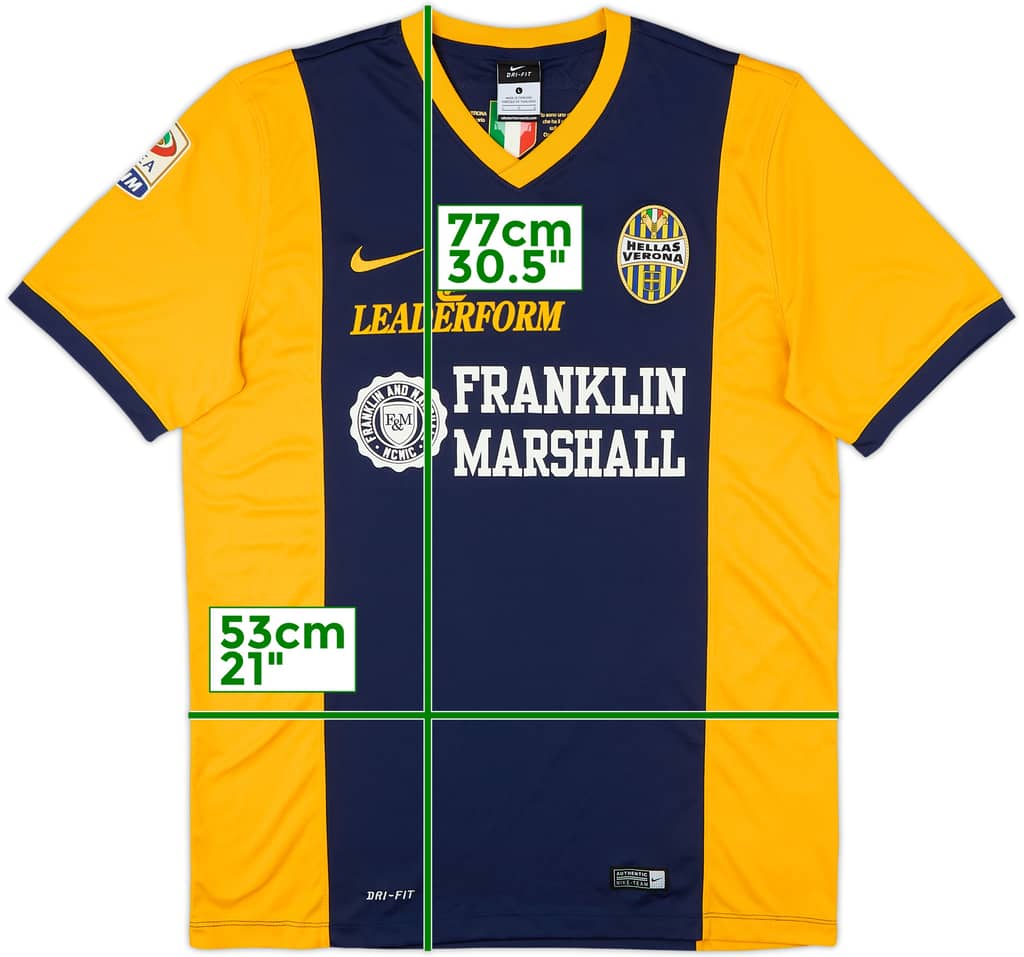 2014-15 Hellas Verona Home Shirt - 9/10 - (L)