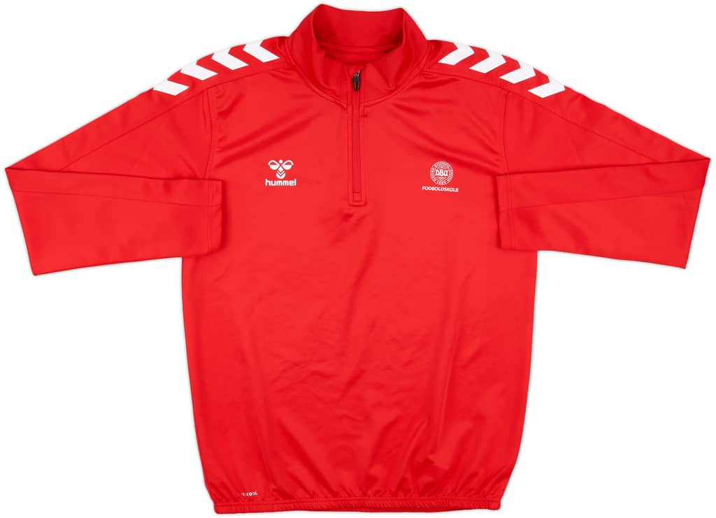 2022-23 Denmark Hummel 1/4 Zip Drill Top - 6/10 - (M)