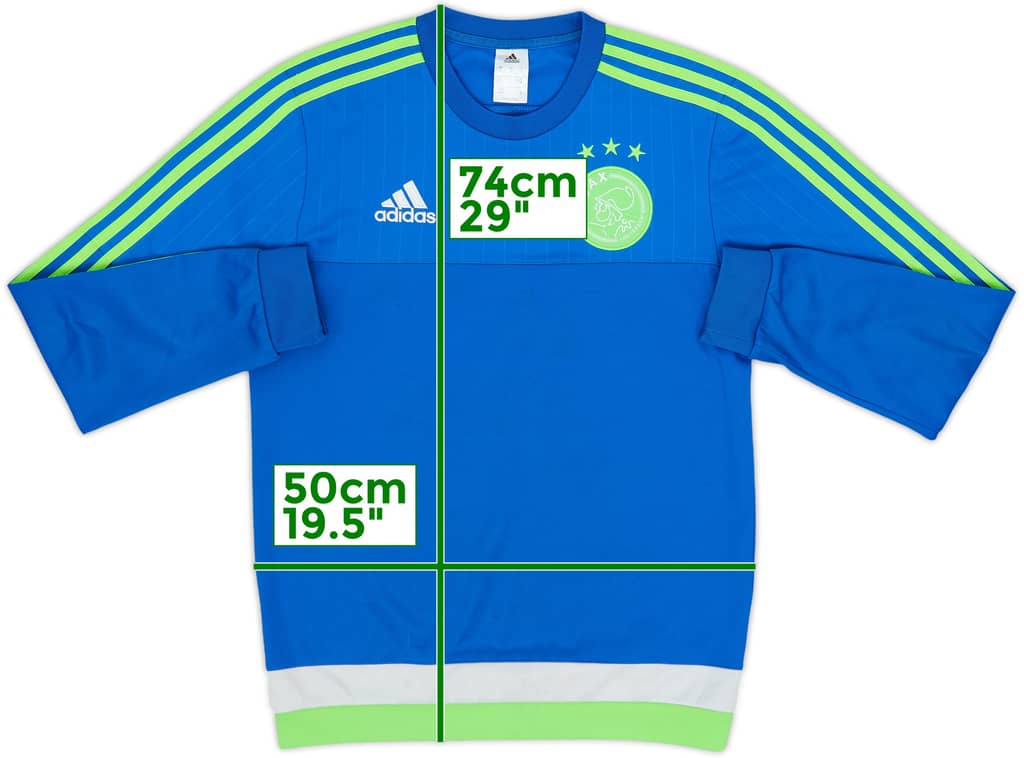 2015-16 Ajax adidas Sweat Top - 4/10 - (S)
