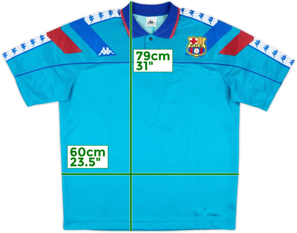 1992-95 Barcelona Away Shirt - 10/10 - (L)