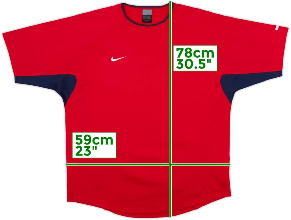 2002-03 Arsenal Nike Training Shirt - 9/10 - (XL)