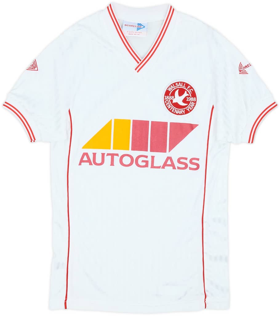 1988-89 Walsall Centenary Home Shirt - 9/10 - (L.Boys)