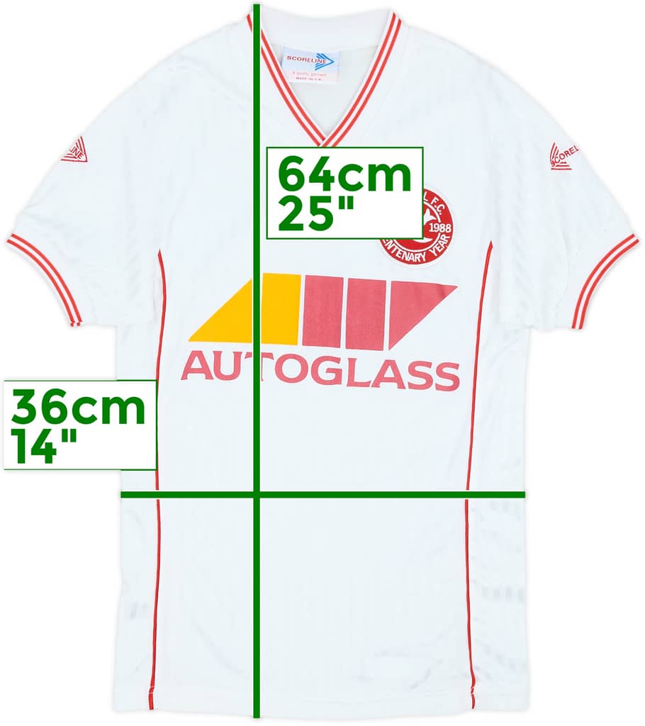 1988-89 Walsall Centenary Home Shirt - 9/10 - (L.Boys)