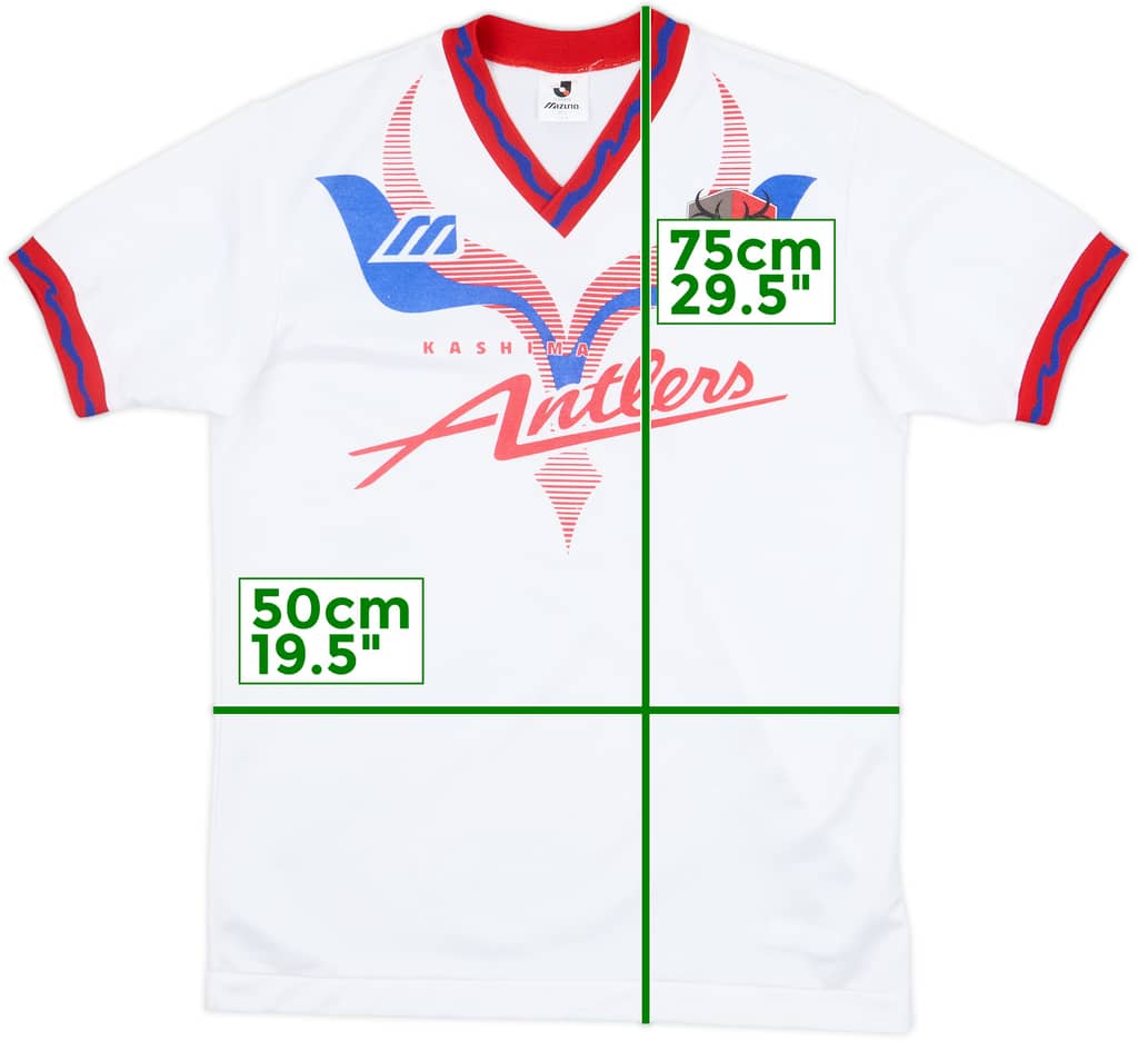 1993 Kashima Antlers Mizuno Training Shirt - 8/10 - (M/L)