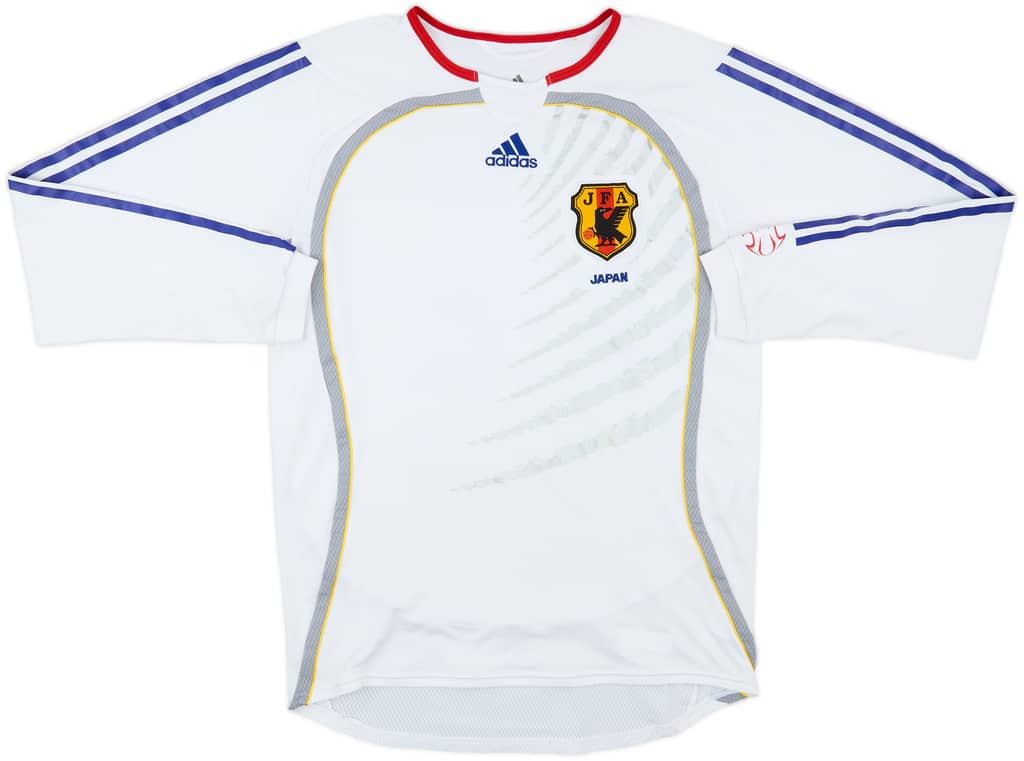 2006-08 Japan Player Issue Away L/S Shirt - 7/10 - (L)