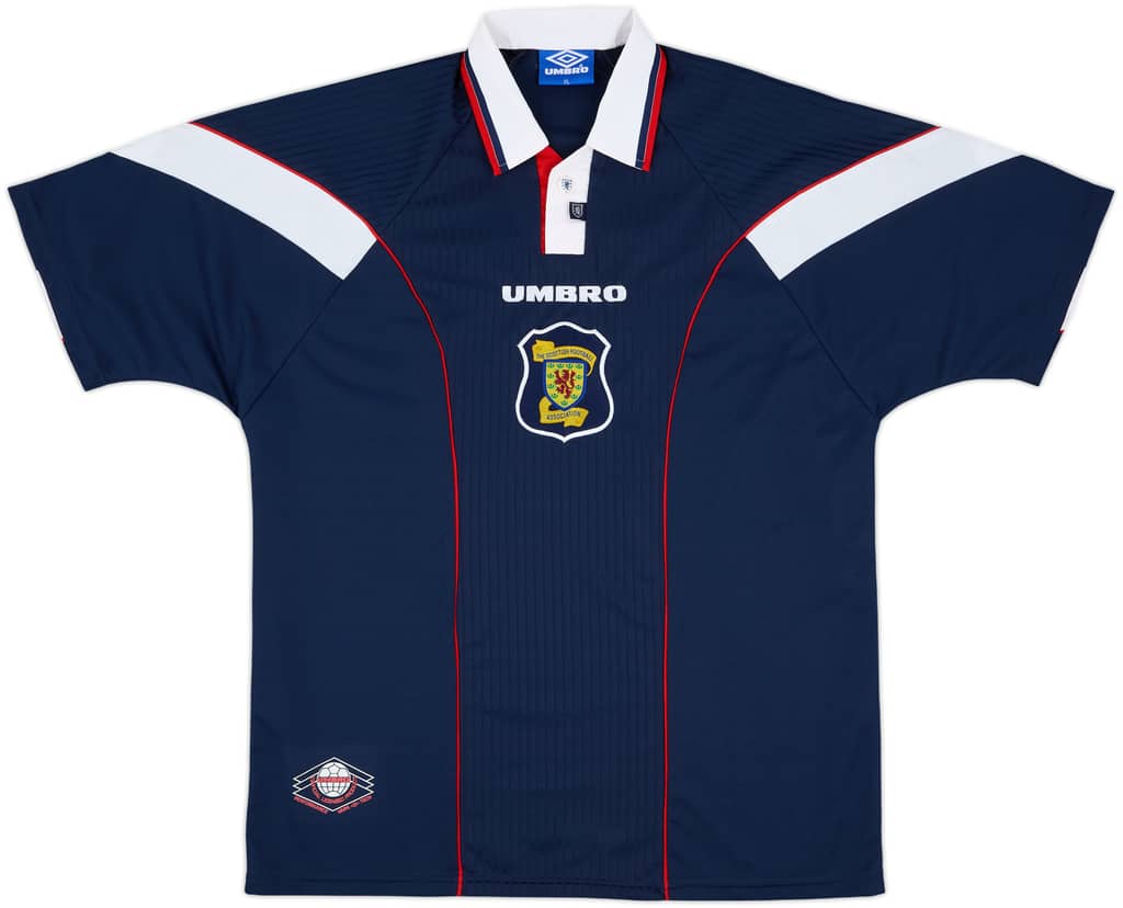 1996-98 Scotland Home Shirt - 8/10 - (XL)