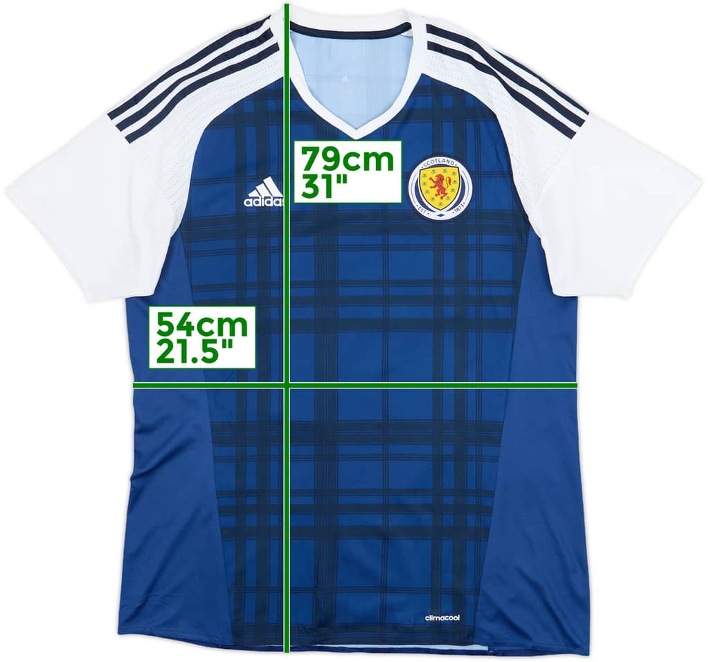 2015-17 Scotland Home Shirt - 7/10 - (L)