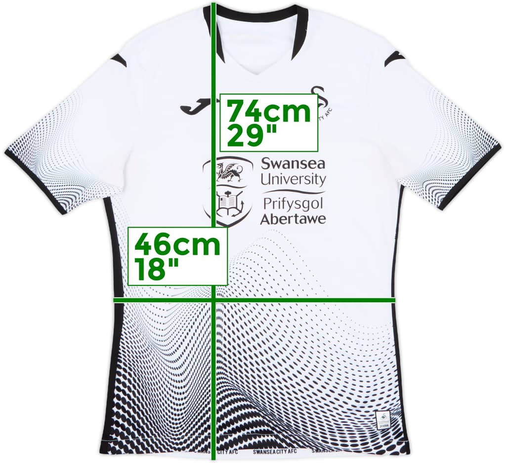 2020-21 Swansea City Home Shirt - 8/10 - (M)