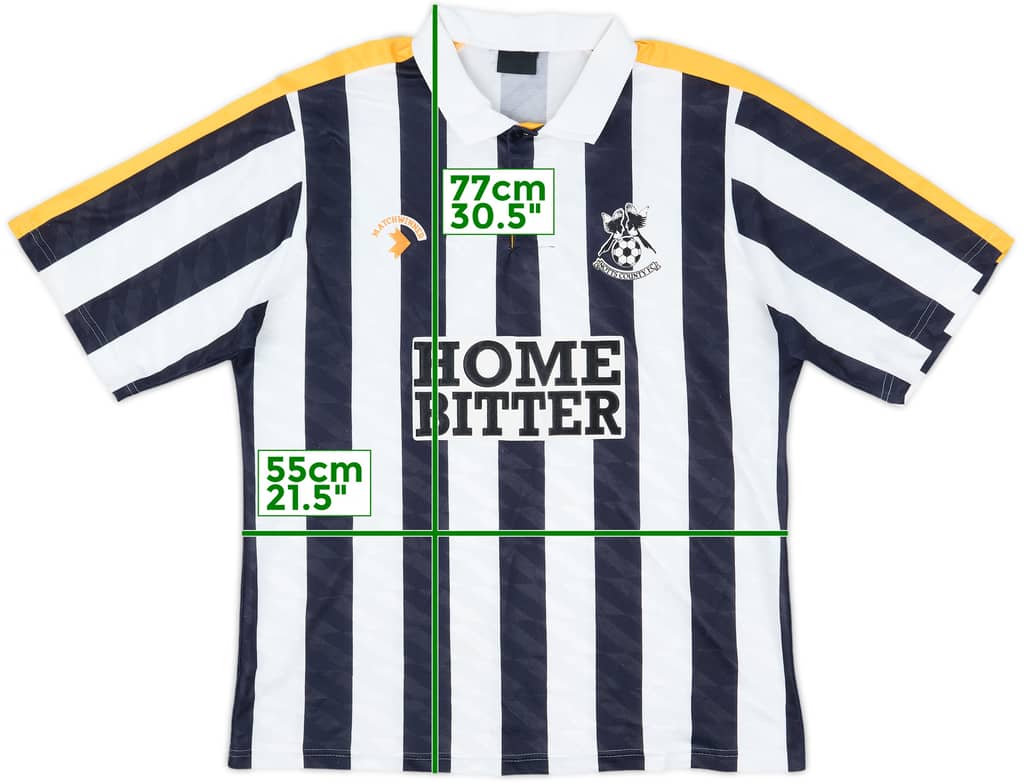 1989-91 Notts County Home Shirt - 9/10 - (L)