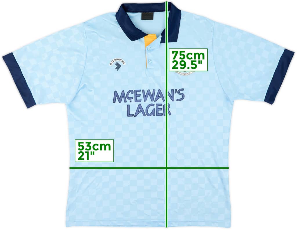 1989-91 Notts County Away Shirt - 7/10 - (M)