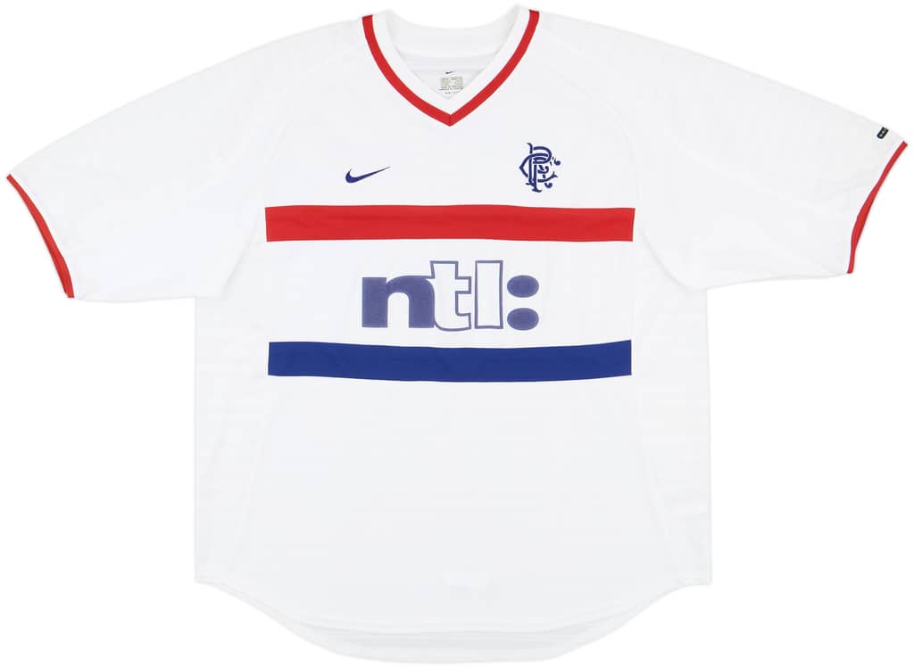 2000-01 Rangers Away Shirt - 8/10 - (XL)