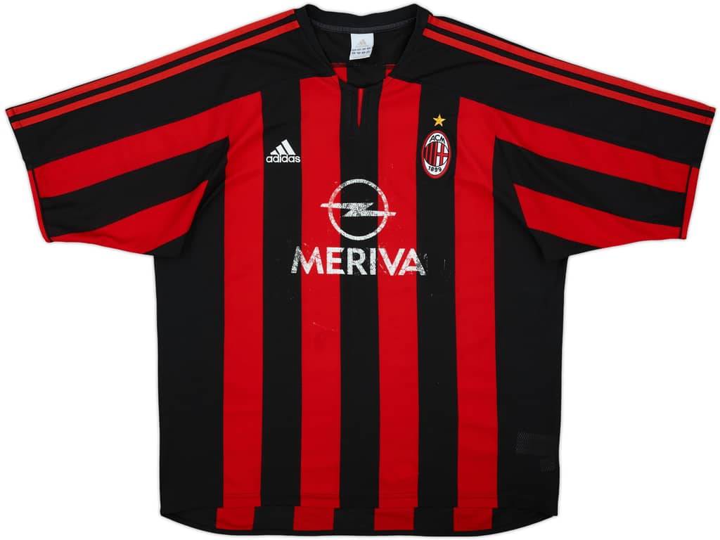 2003-04 AC Milan Home Shirt - 4/10 - (XL)