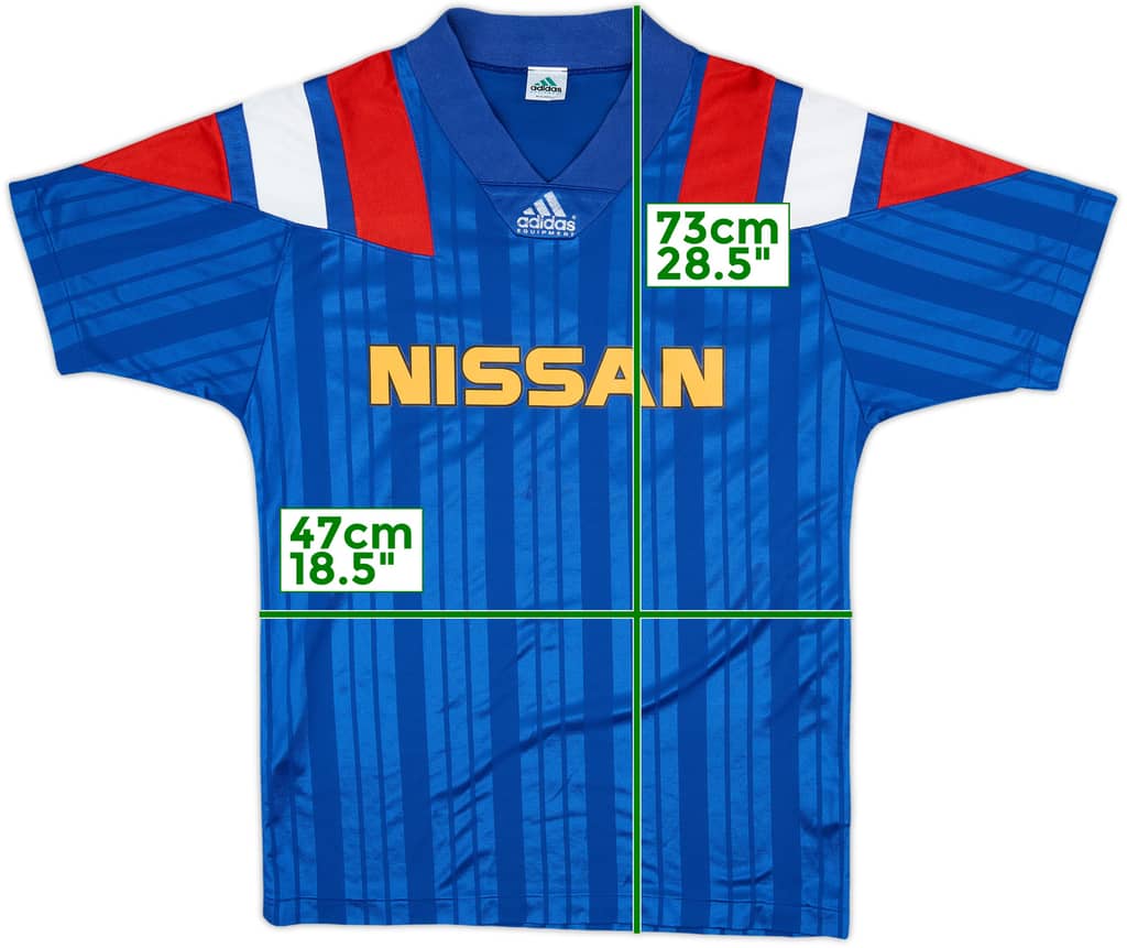 1991-92 Yokohama Marinos Home Shirt - 8/10 - (L)