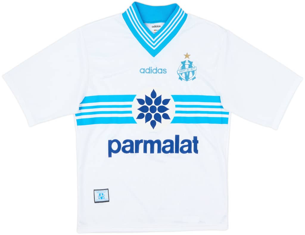 1996-97 Olympique Marseille Home Shirt - 9/10 - (S)
