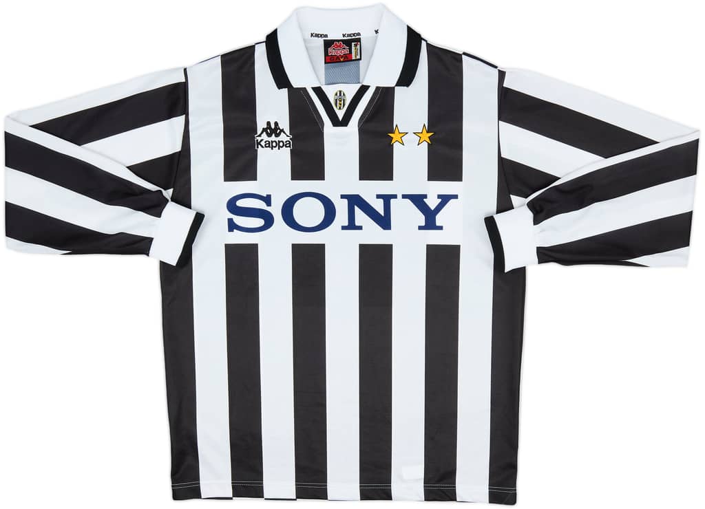 1995-97 Juventus Home L/S Shirt - 10/10 - (S)