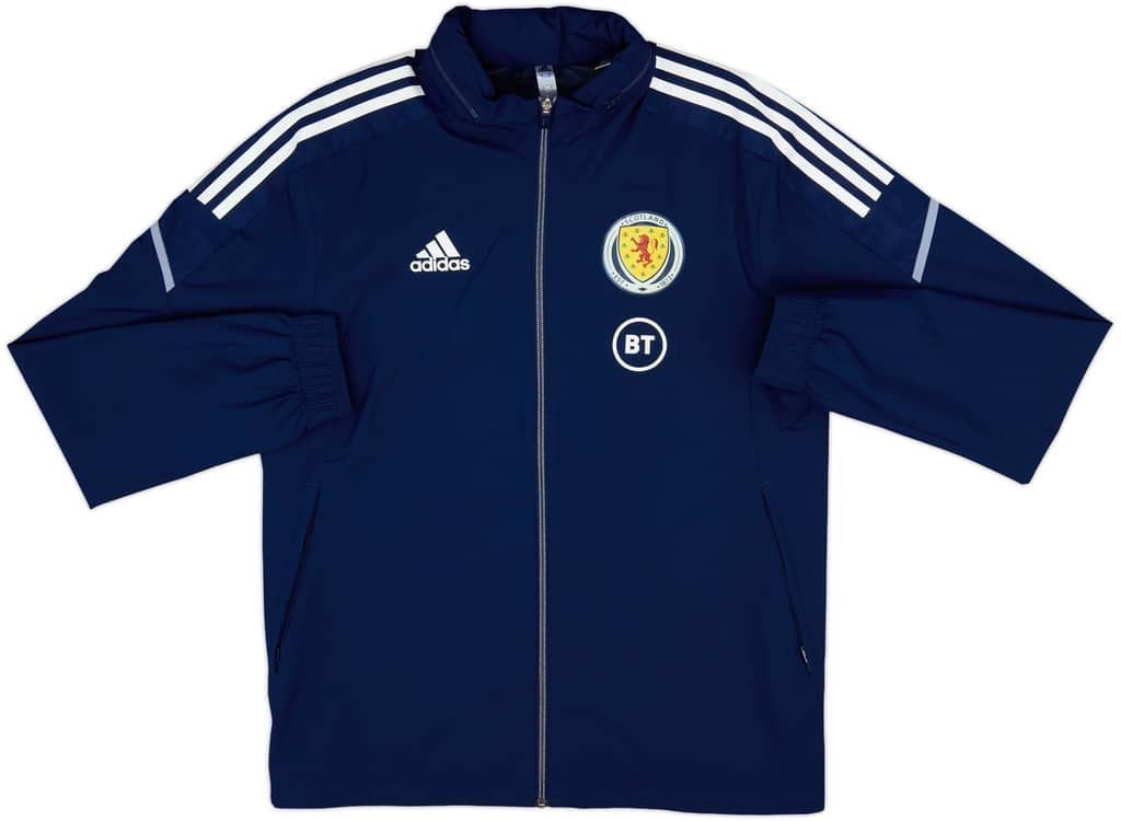 2021-22 Scotland adidas Hooded Rain Jacket - 10/10 - (S)