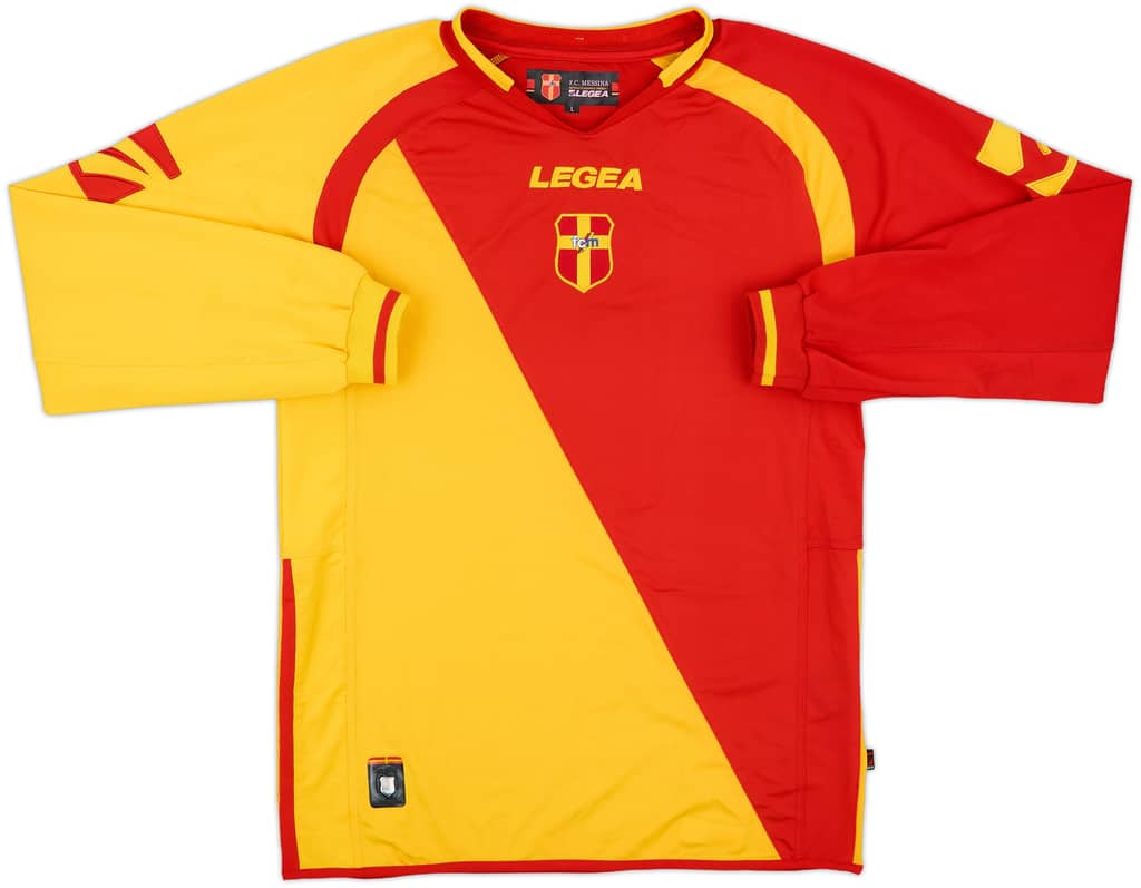 2005-06 Messina Away L/S Shirt - 9/10 - (L)