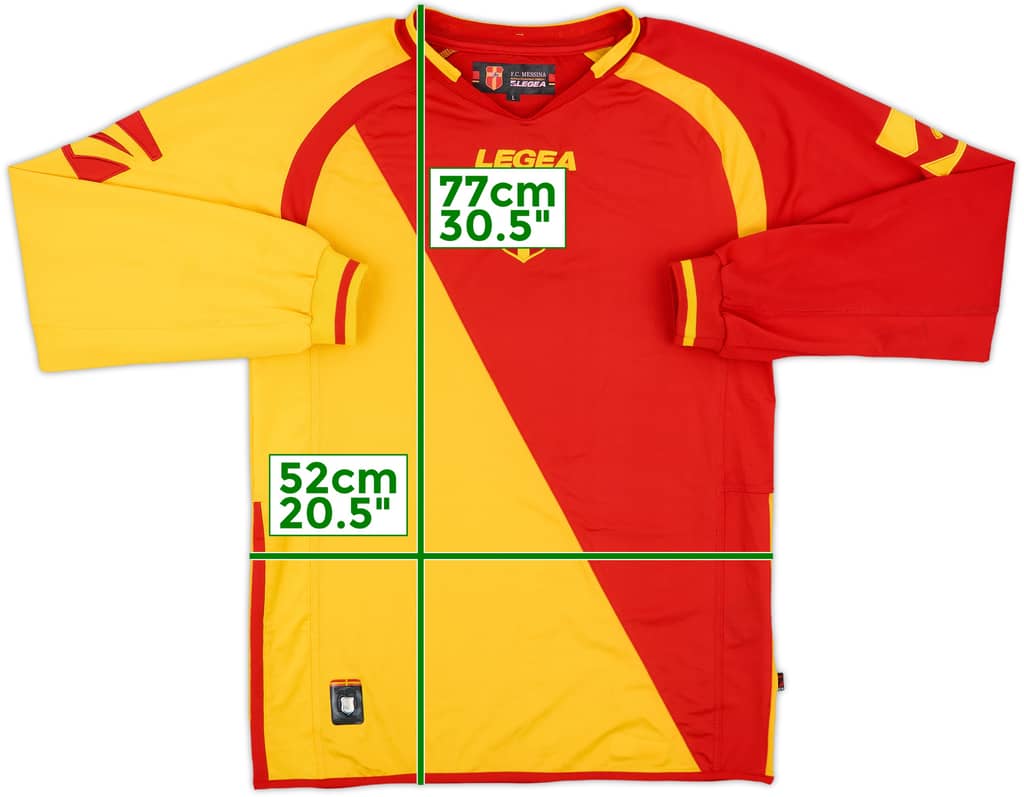 2005-06 Messina Away L/S Shirt - 9/10 - (L)