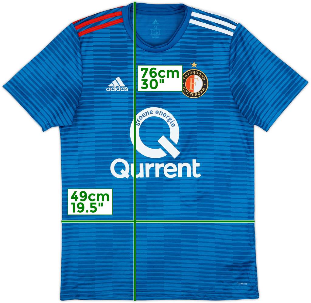 2018-19 Feyenoord Away Shirt - 6/10 - (M)