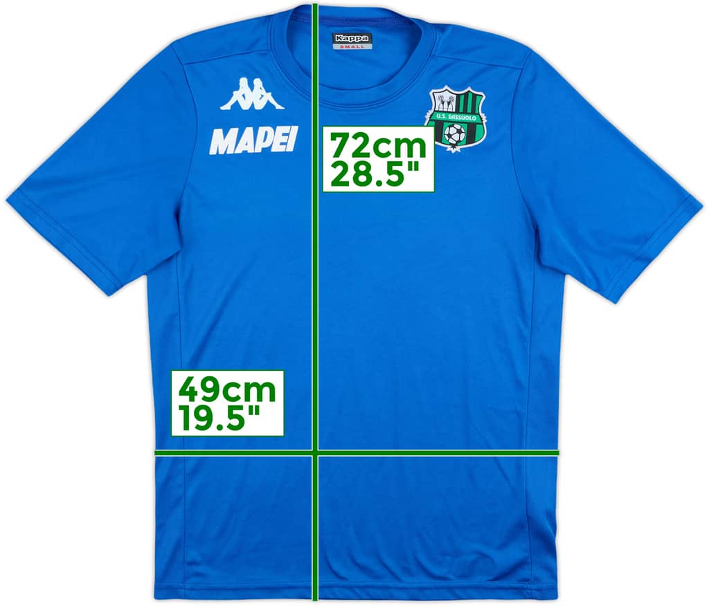 2016-17 Sassuolo Kappa Training Shirt - 8/10 - (S)