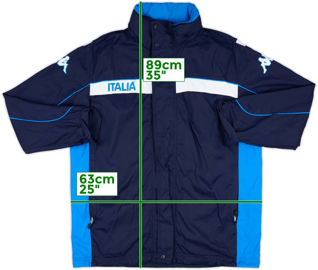 1999-00 Italy Kappa Hooded Track Jacket - 6/10 - (L)