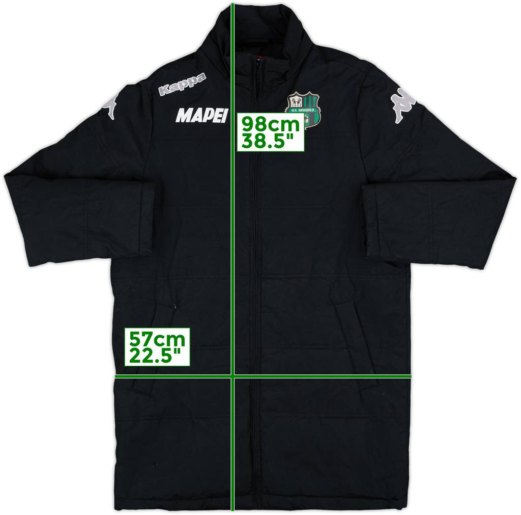 2017-18 Sassuolo Kappa Padded Bench Coat - 5/10 - (S)