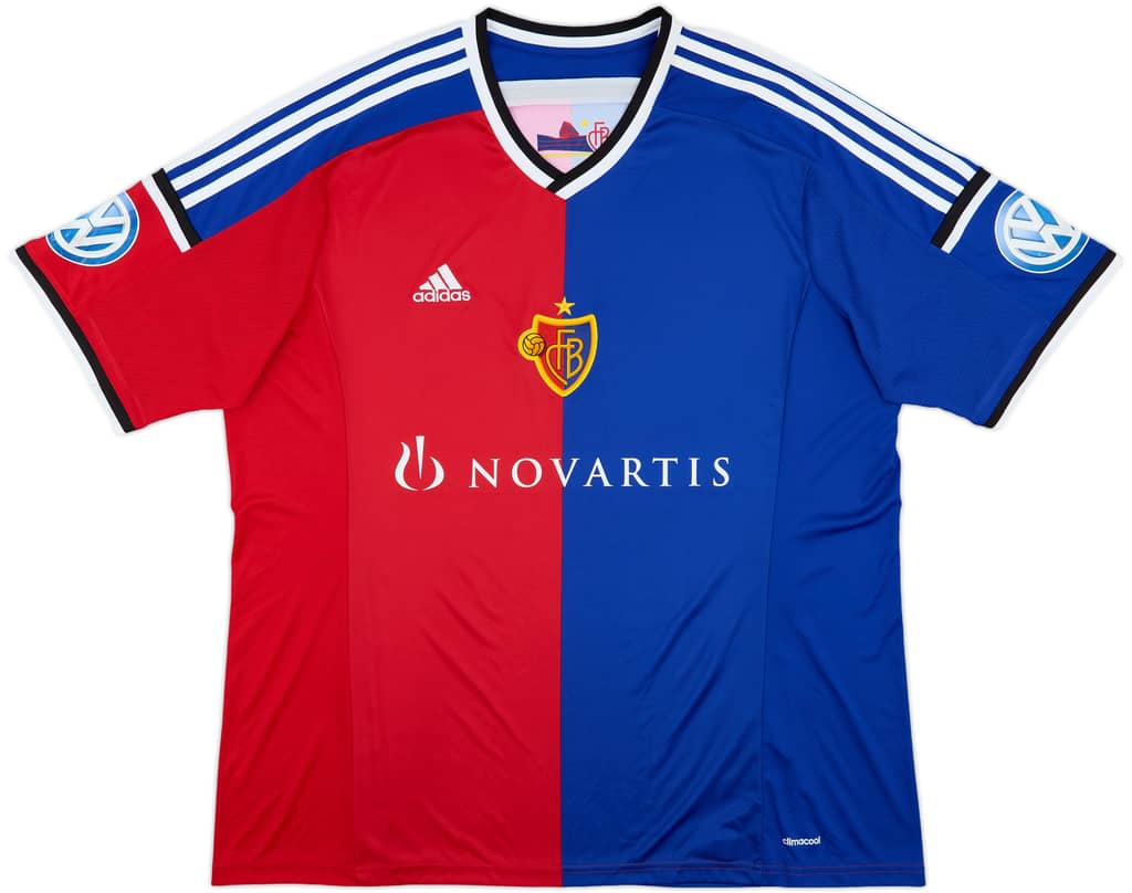 2014-15 FC Basel Home Shirt - 7/10 - (XXL)
