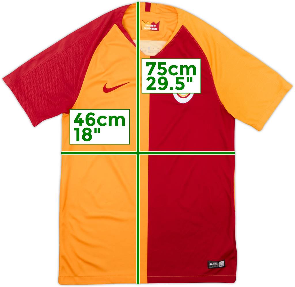2018-19 Galatasaray Home Shirt - 9/10 - (S)