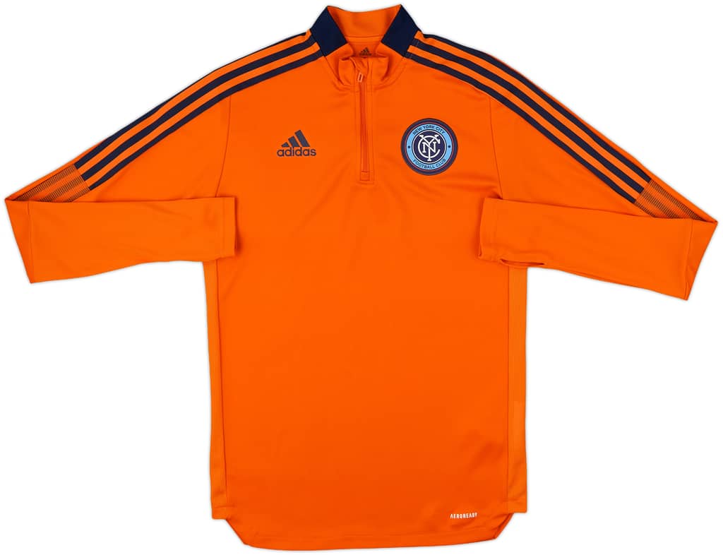 2020-21 New York City FC adidas 1/4 Zip Drill Top - 7/10 - (S)