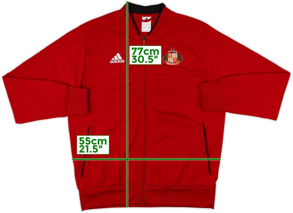 2017-18 Sunderland adidas Track Jacket - 9/10 - (L)