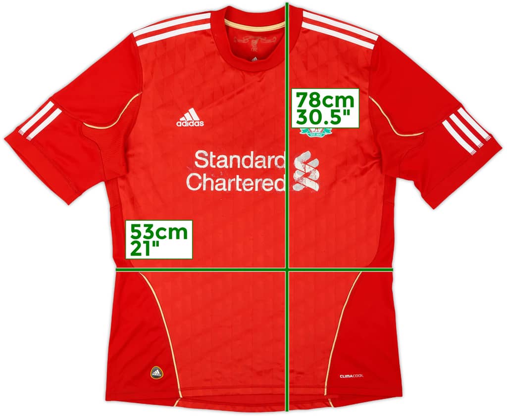 2010-12 Liverpool Home Shirt - 4/10 - (L)