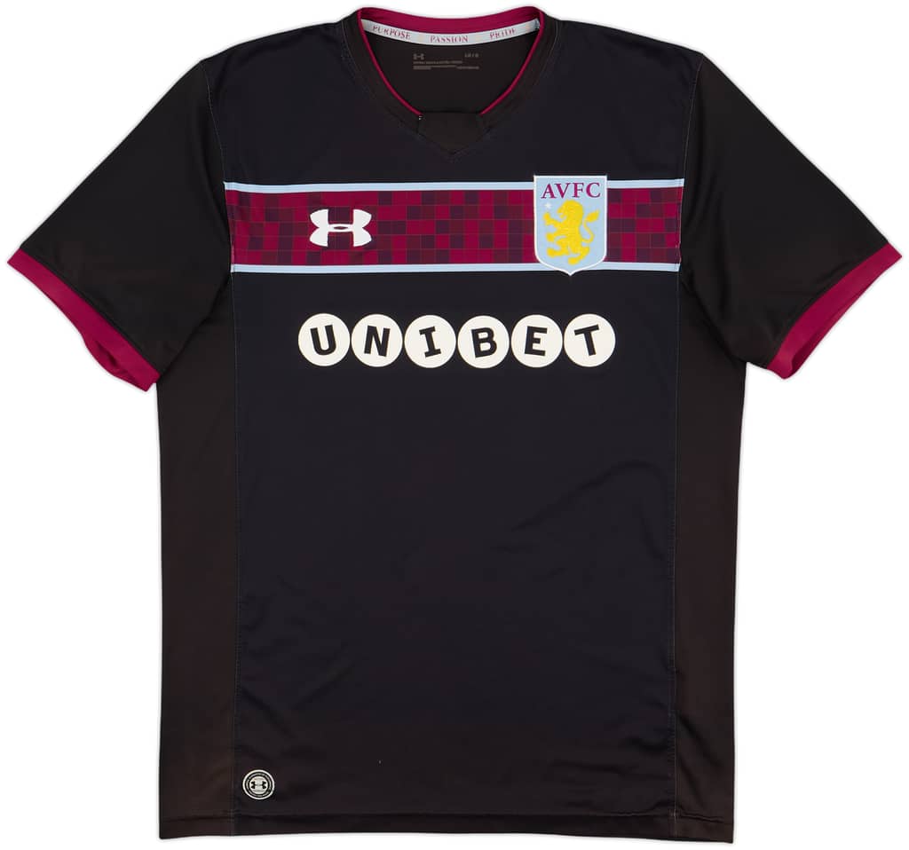 2017-18 Aston Villa Away Shirt - 7/10 - (L)