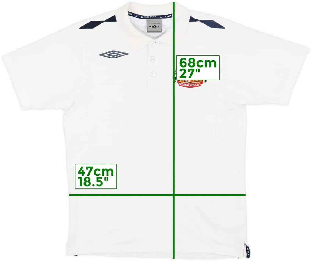 2007-08 Sunderland Umbro Polo Shirt - 8/10 - (M)