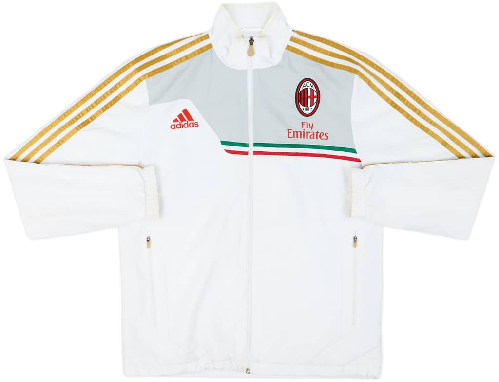 2013-14 AC Milan adidas Track Jacket - 6/10 - (M)