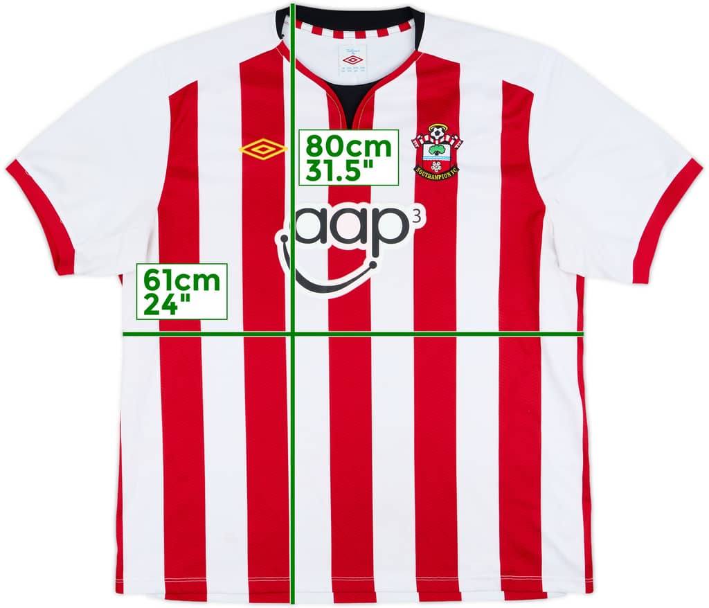 2011-12 Southampton Home Shirt - 7/10 - (XXL)