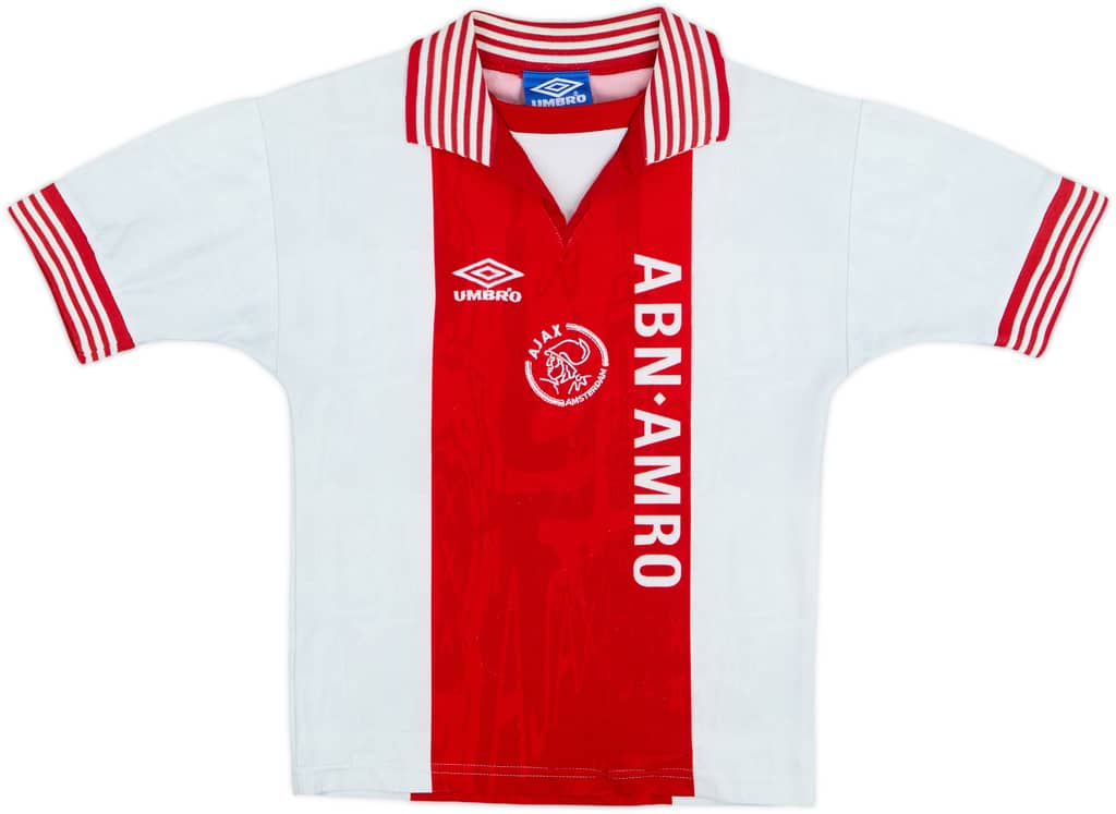 1996-97 Ajax Home Shirt - 8/10 - (L.Boys)
